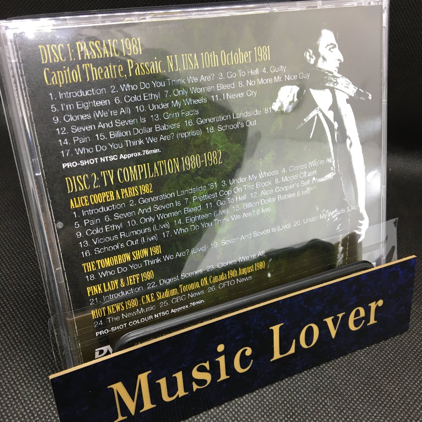 ALICE COOPER / VISION FORCES '80-82 PRO SHOT (2DVDR)