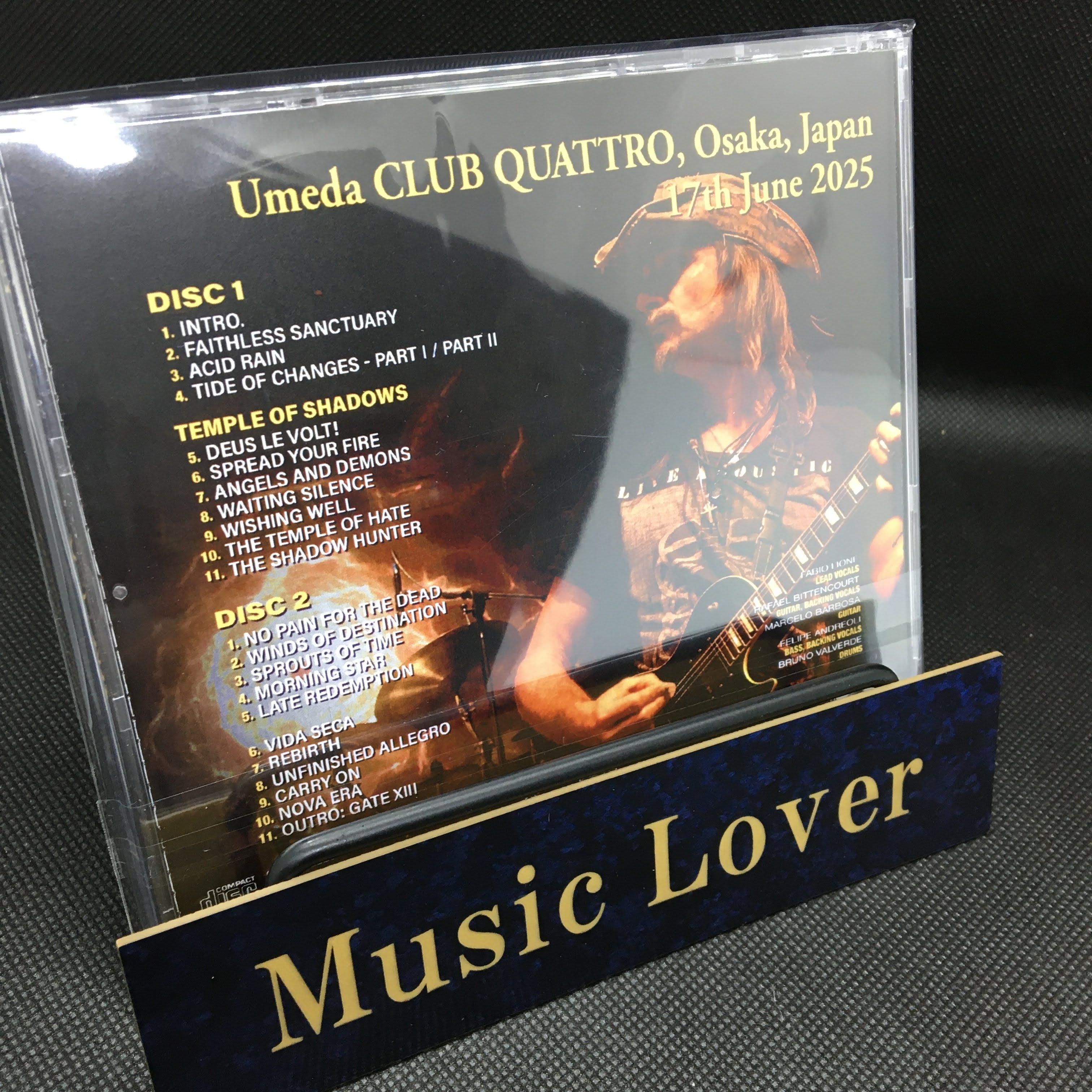 ANGRA / OSAKA 2025 (2CDR) – WORLD MUSIC LOVER