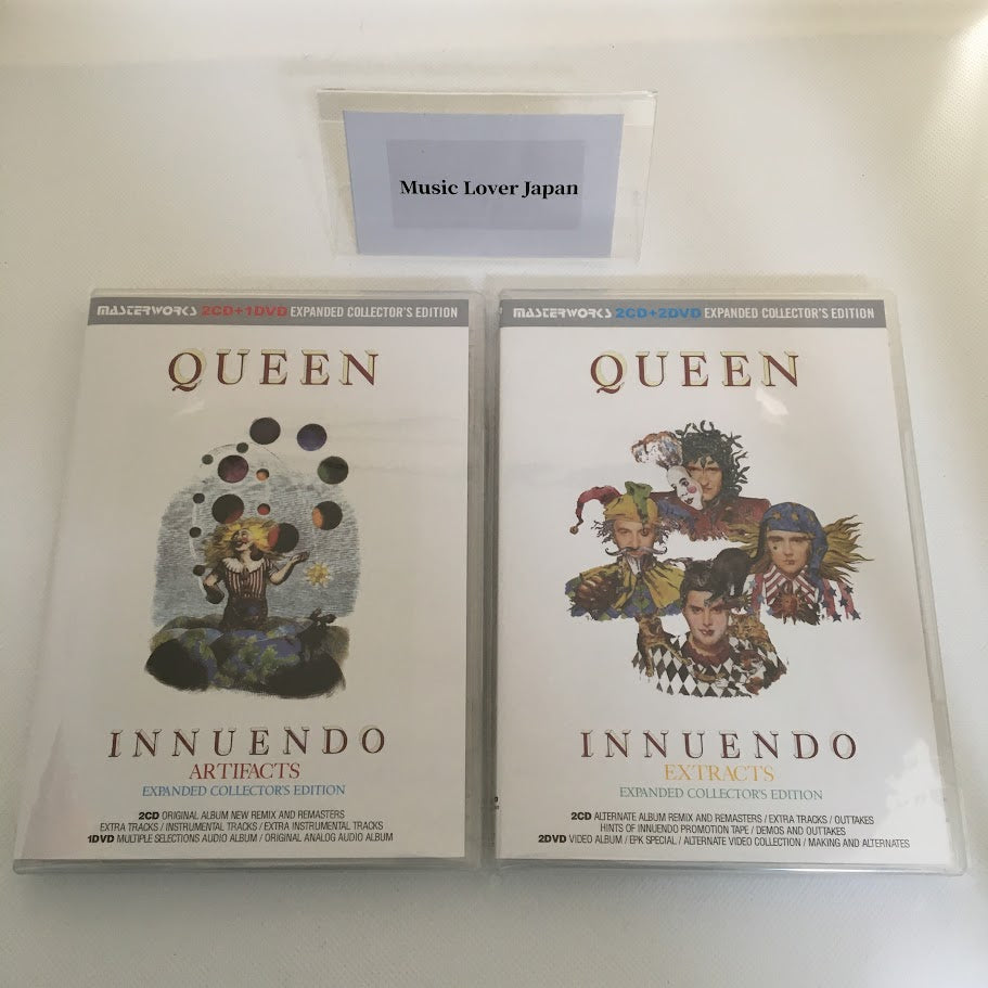 QUEEN / INNUENDO ARTIFACTS ＆ EXTRACTS EXPANDED COLLECTOR'S EDITION (4CD+3DVD)