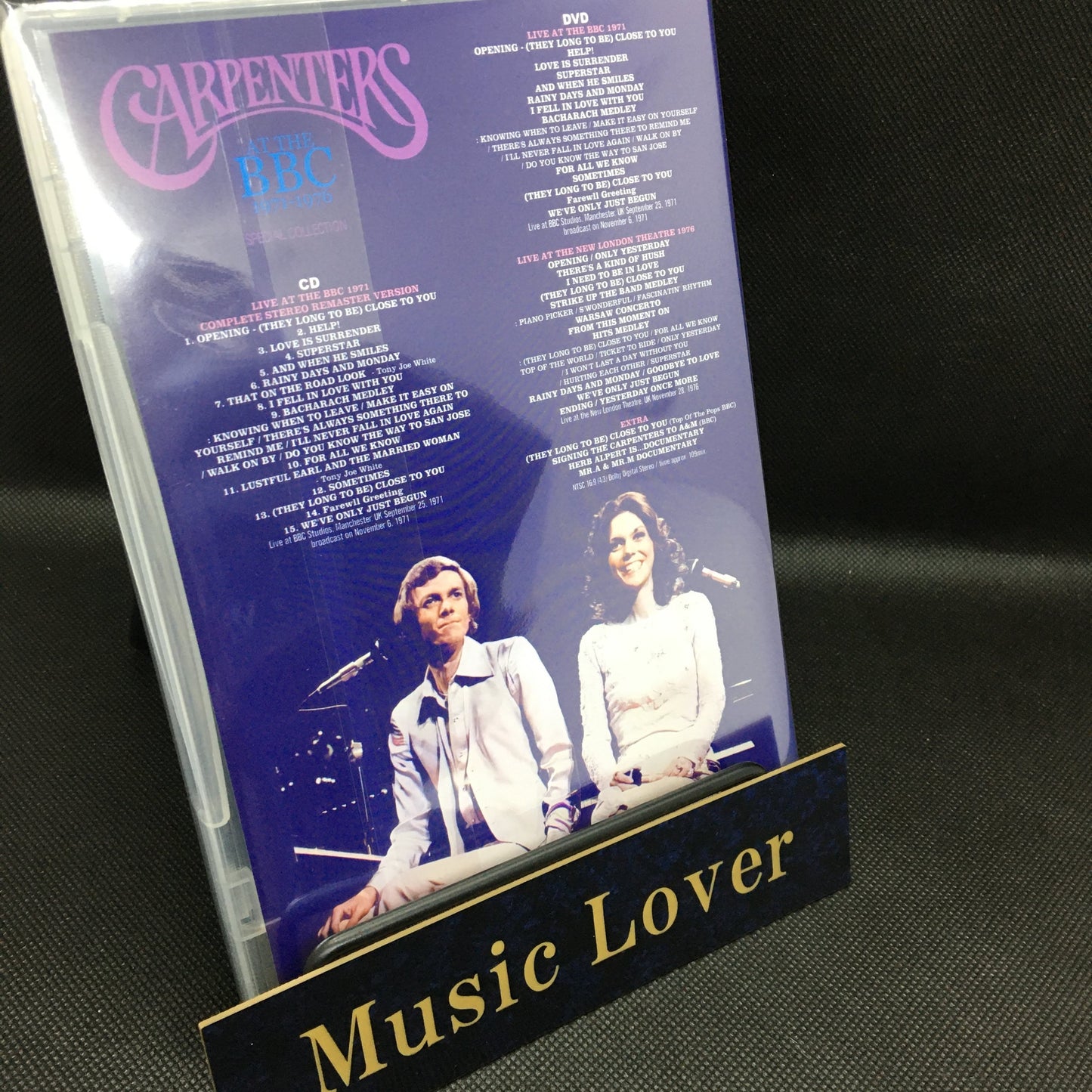 CARPENTERS / AT THE BBC 1971-1976 SPECIAL COLLECTION (1CD+1DVD)
