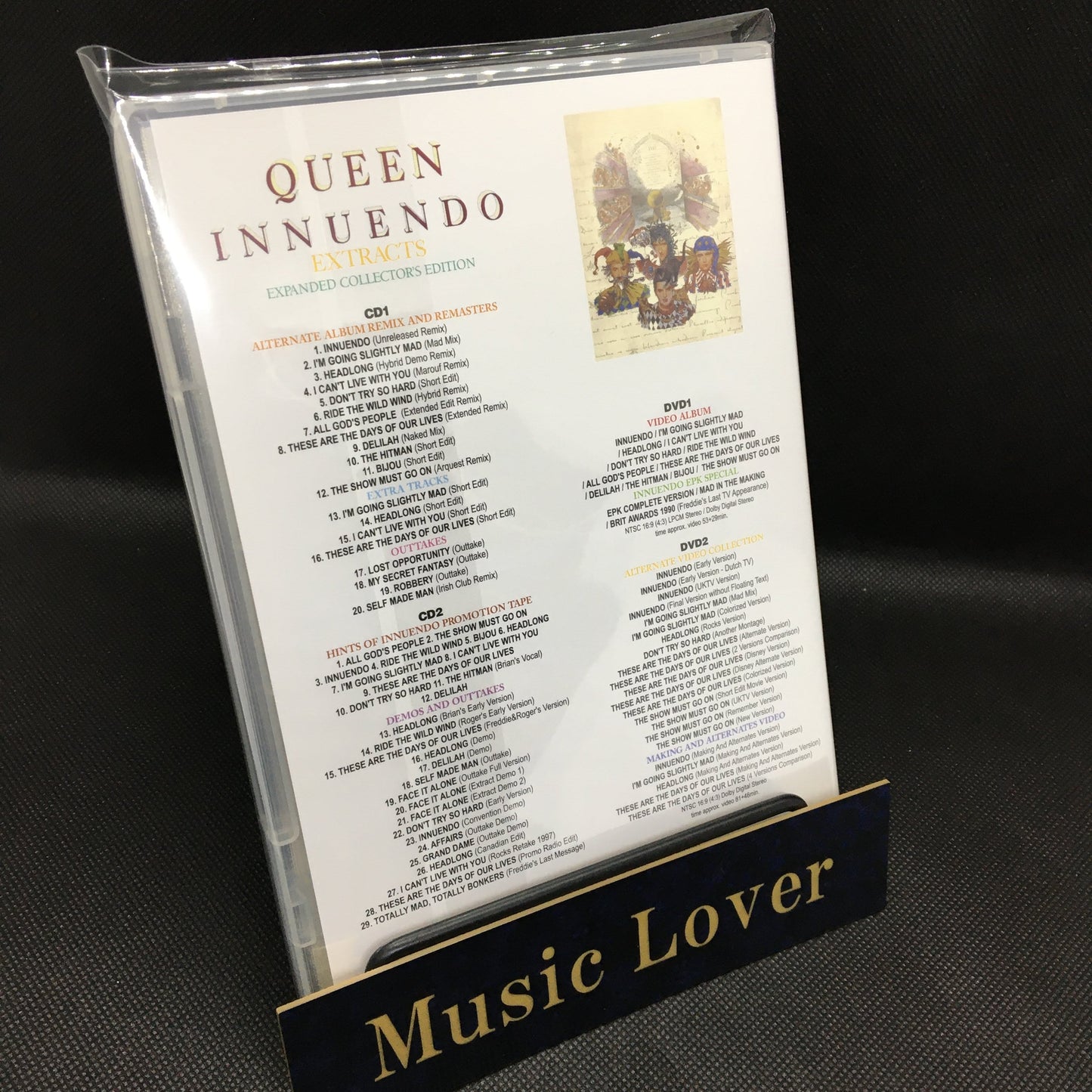 QUEEN / INNUENDO EXTRACTS EXPANDED COLLECTOR'S EDITION [2CD+2DVD]