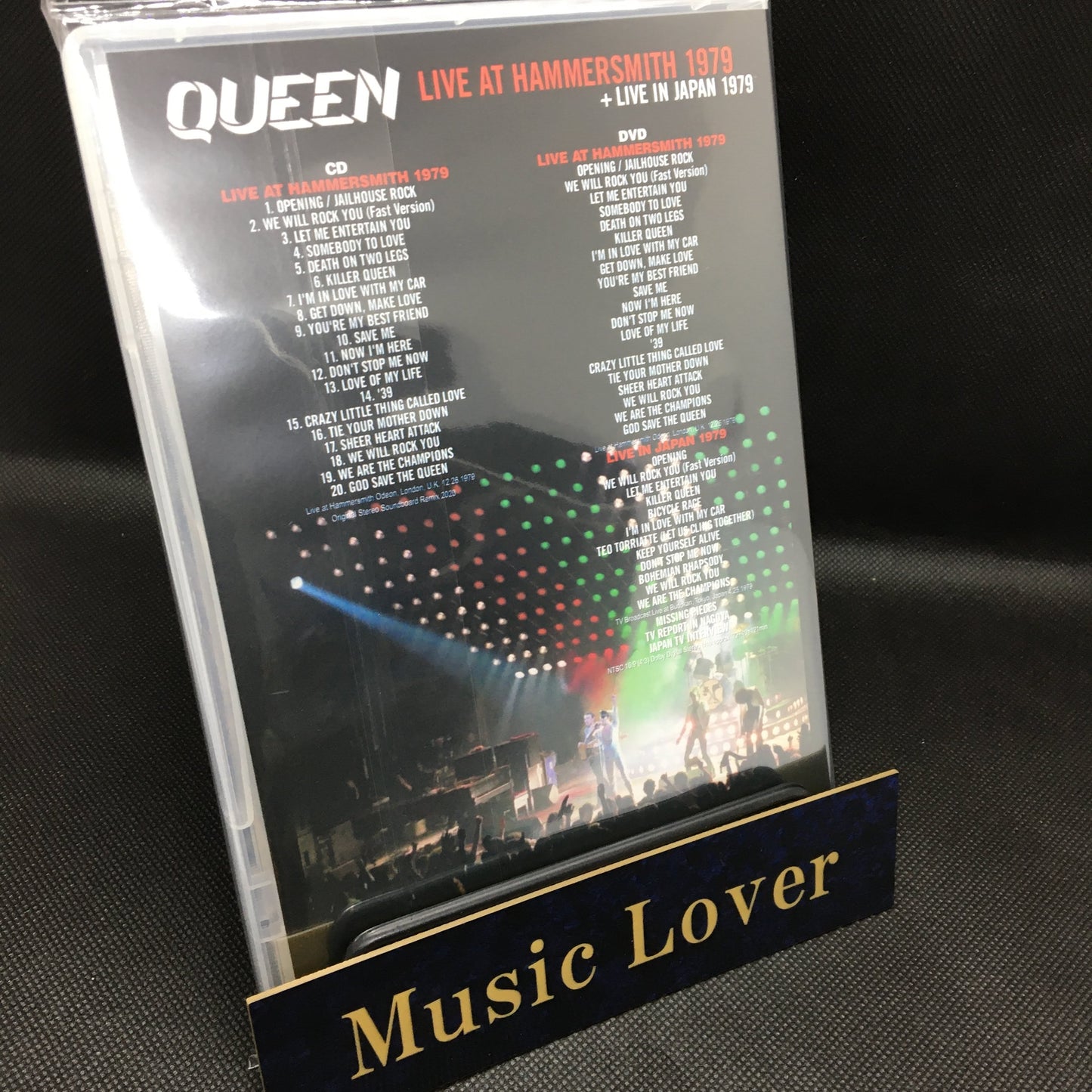 QUEEN / LIVE AT HAMMERSMITH 1979 + JAPAN 1CD 1DVD