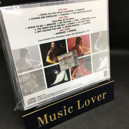 PINK FLOYD / WEMBLEY 1974 2ND NIGHT MASTER TAPES (3CD)