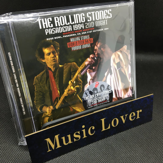 THE ROLLING STONES / PASADENA 1994 2ND NIGHT MARCO MOIR MASTER (2CD)