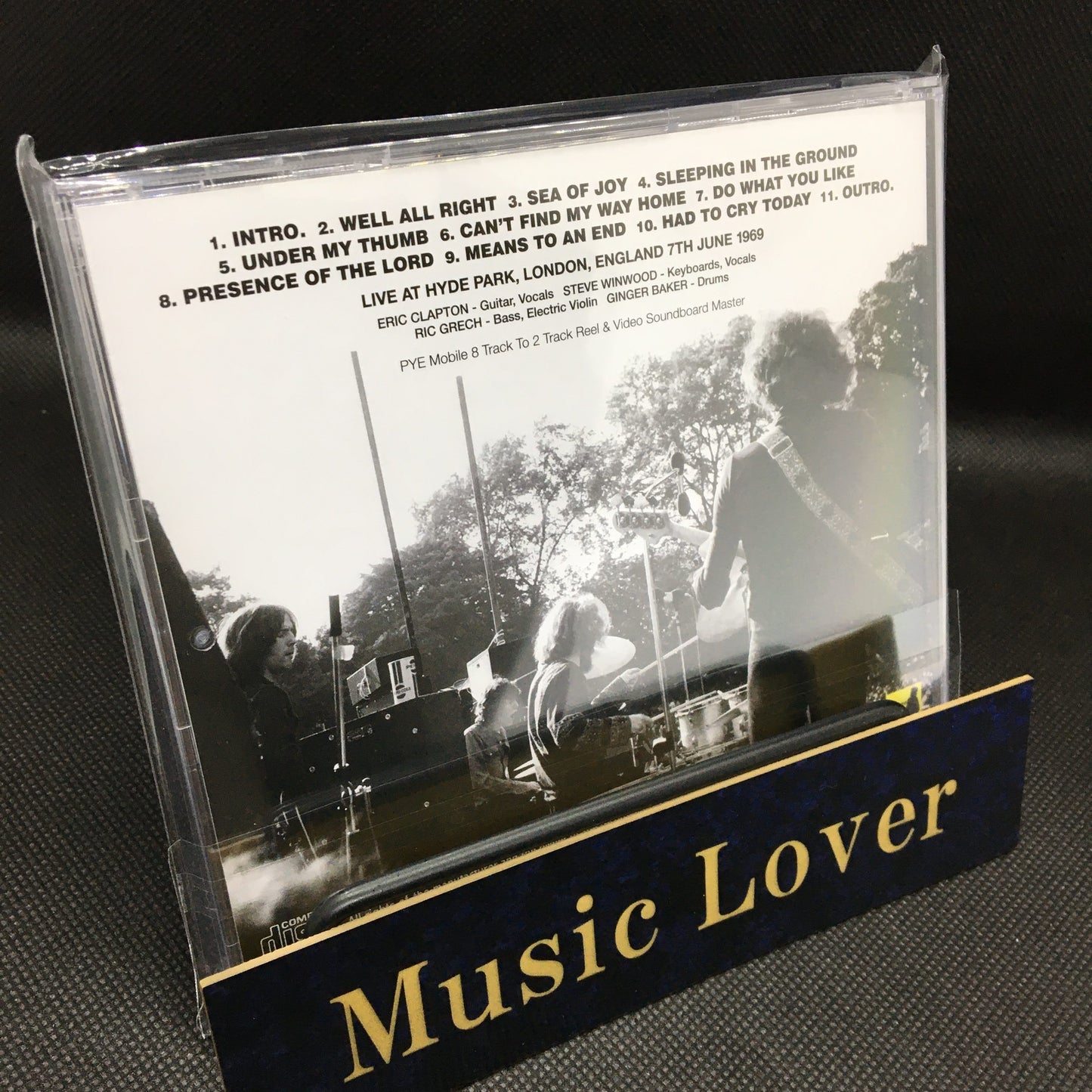 BLIND FAITH / HYDE PARK 1969 COMPLETE SOUNDBOARD (1CD)