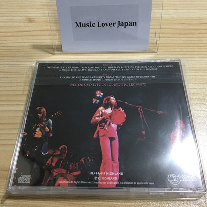 Yes Guessing Problems Only 1972 CD 2 Discs 11 Tracks Progressive