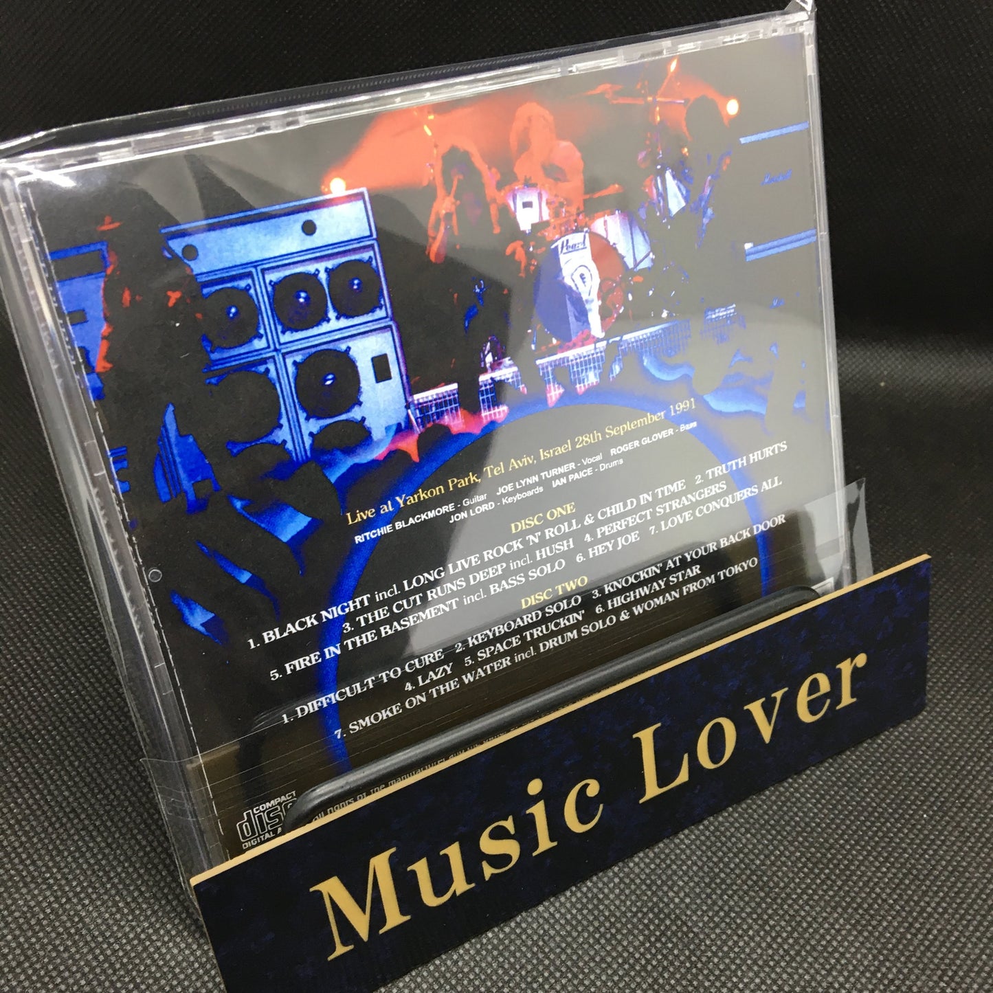 DEEP PURPLE / ISRAEL FIRE TEL AVIV 1991 STEREO SOUNDBOARD (2CDR)