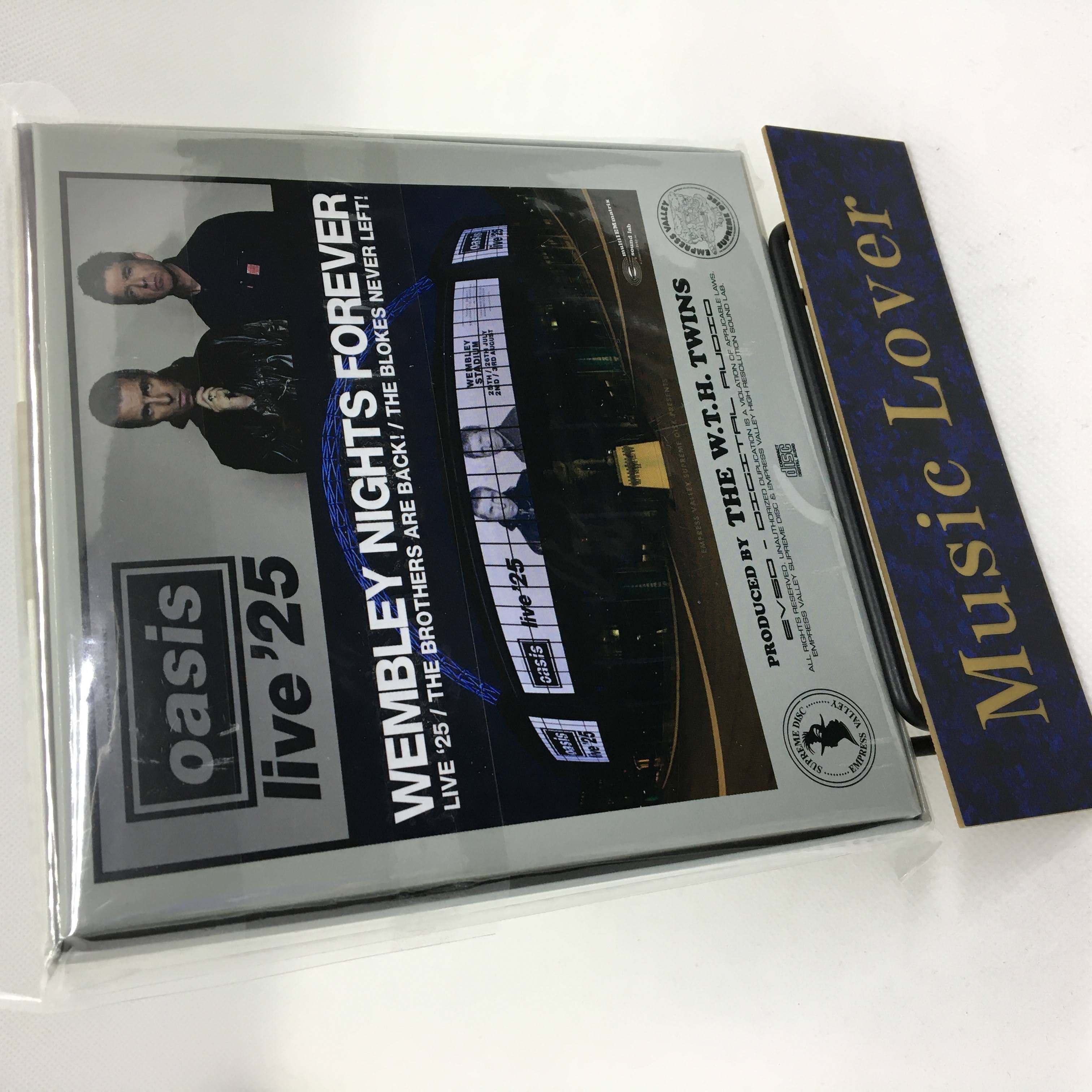 OASIS / WEMBLEY NIGHTS FOREVER (4CD) Booklet Box Empress Valley