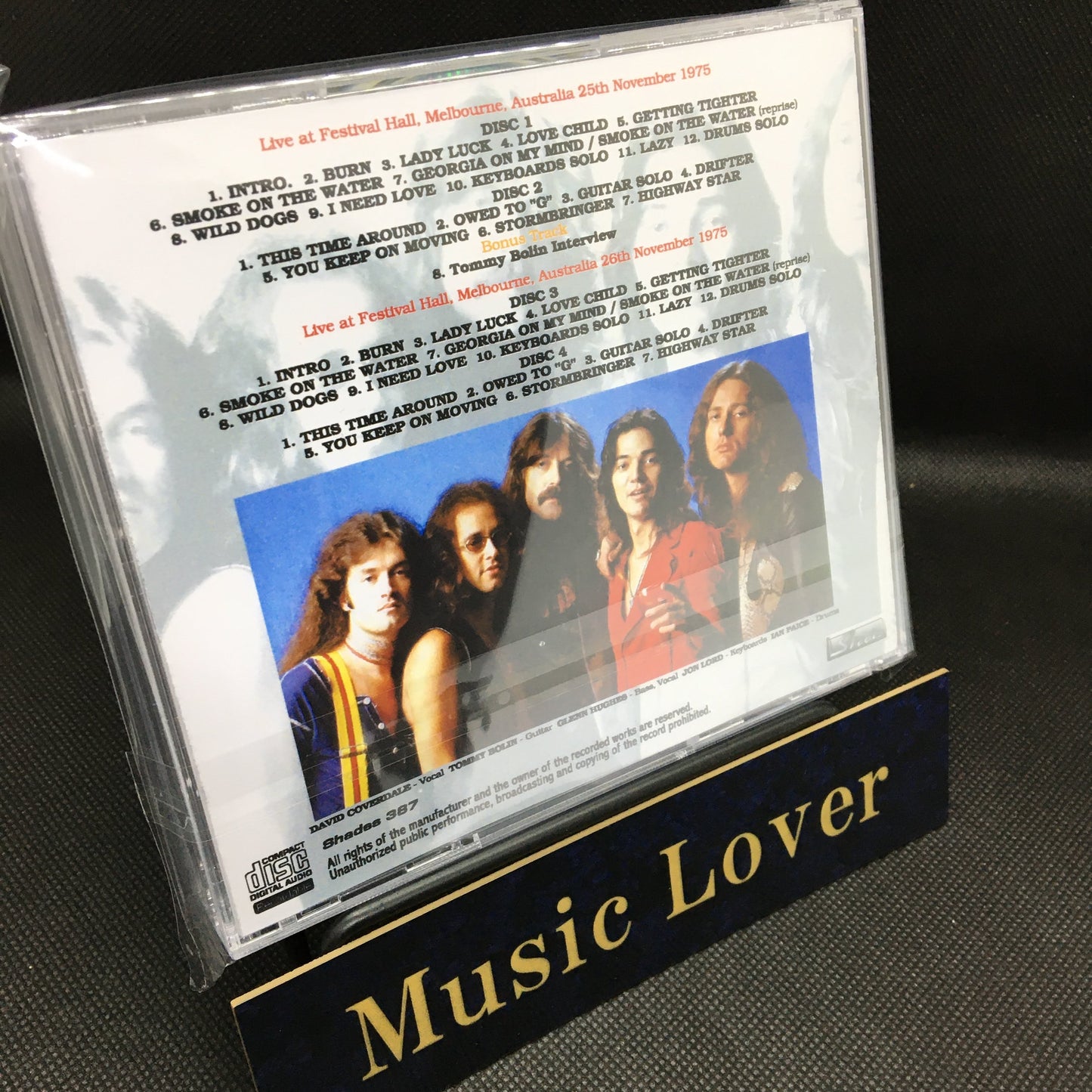 DEEP PURPLE / WILD NIGHTS IN MELBOURNE 1975 (4CDR)