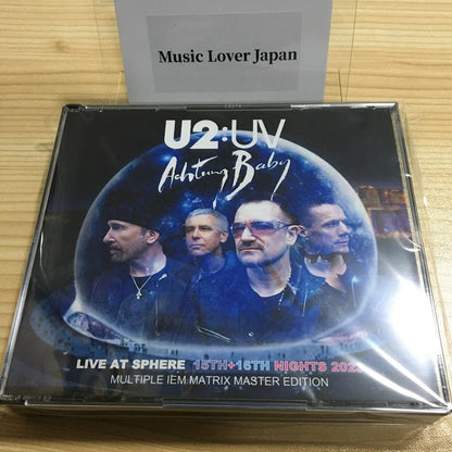 U2 / U2 UV ACHTUNG BABY LIVE AT SPHERE 15TH+16TH NIGHTS 2023 MULTI IEM MATRIX MASTER (4CDR)