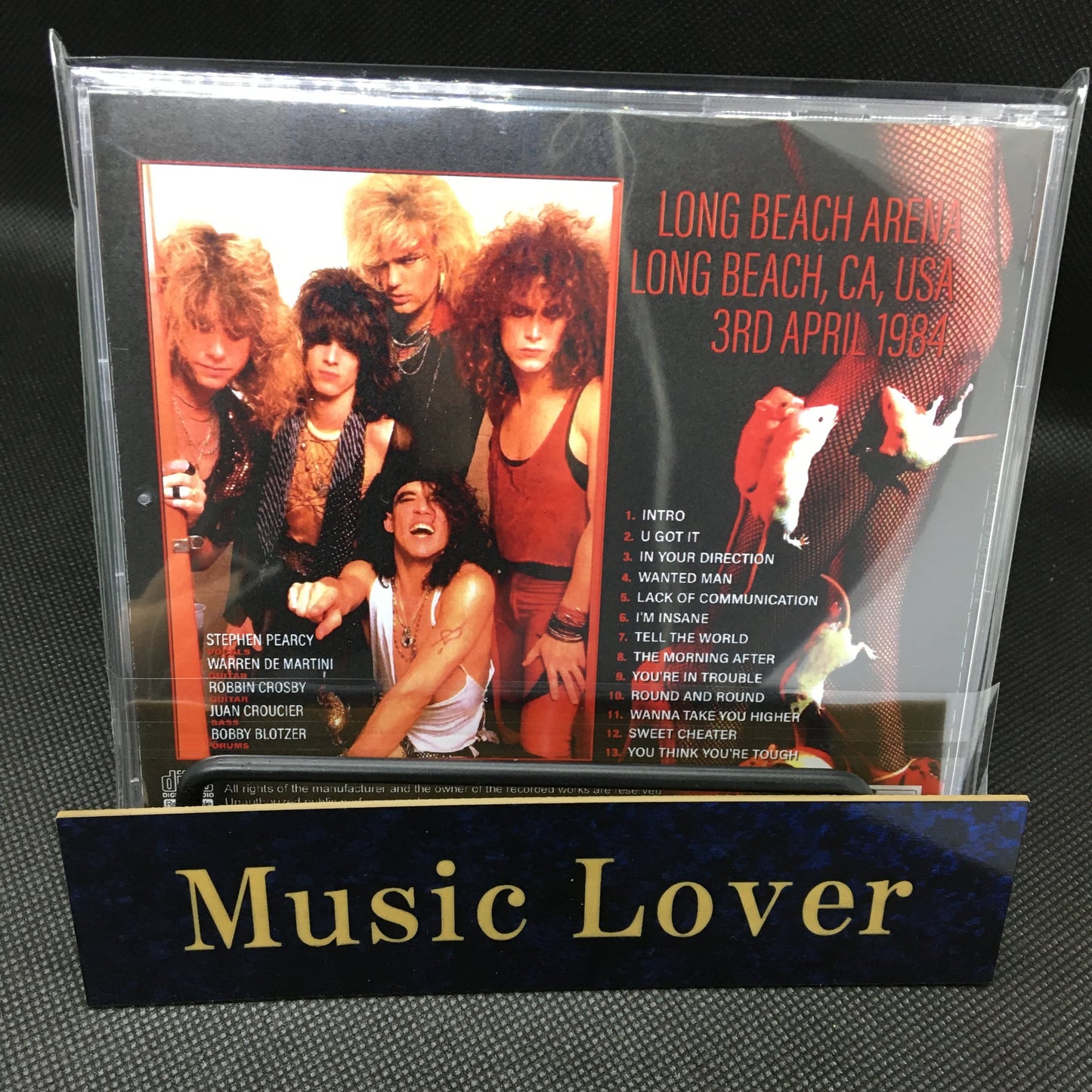 RATT / LONG BEACH ARENA 1984 (1 CD)