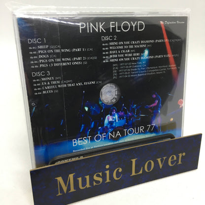 Pink Floyd Best Of NA Tour 77 3 CD Date of North American Tour 1977 Moonchild