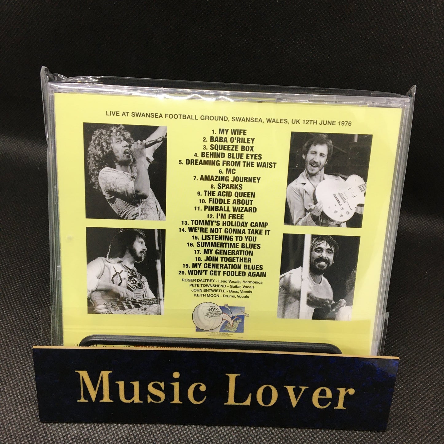 THE WHO / SWANSEA 1976 SOUNDBOARD (1CD)