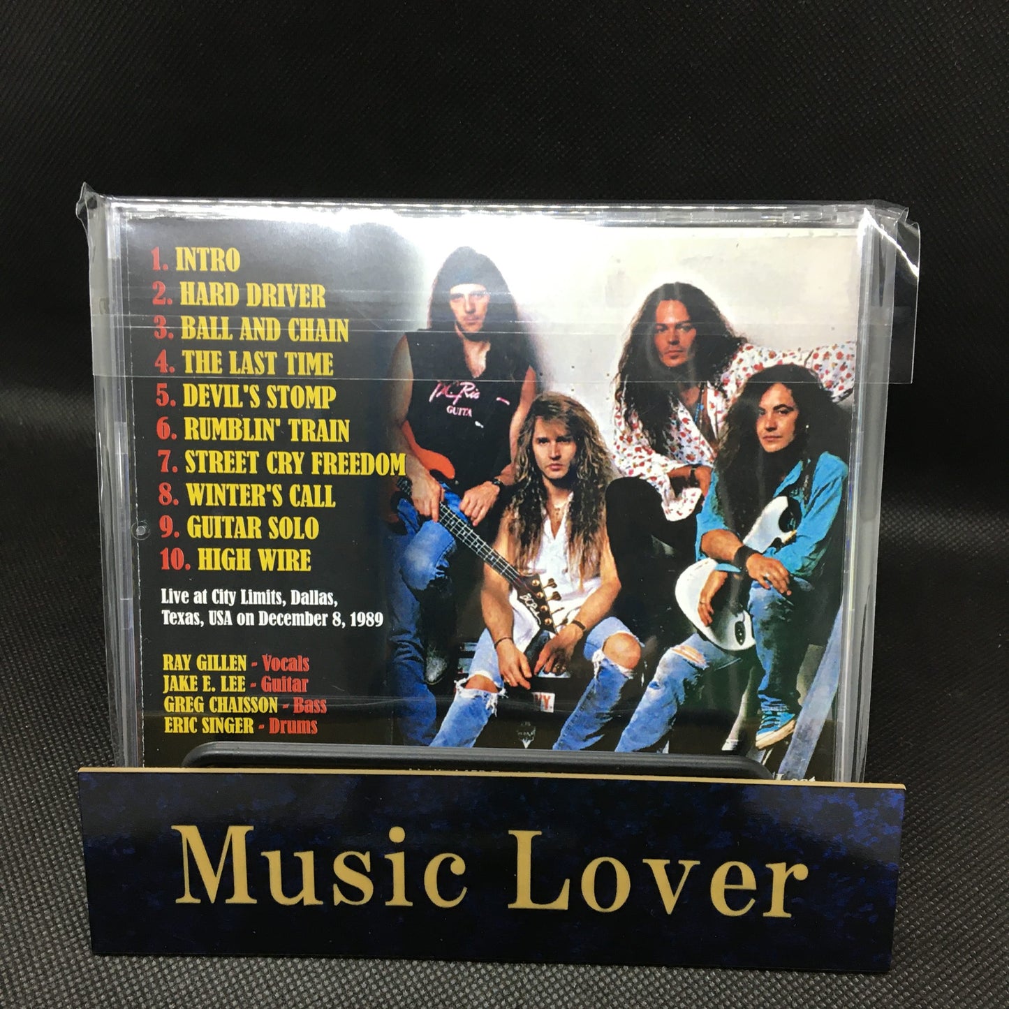 BADLANDS / DALLAS 1989 Soundboard (1CDR)