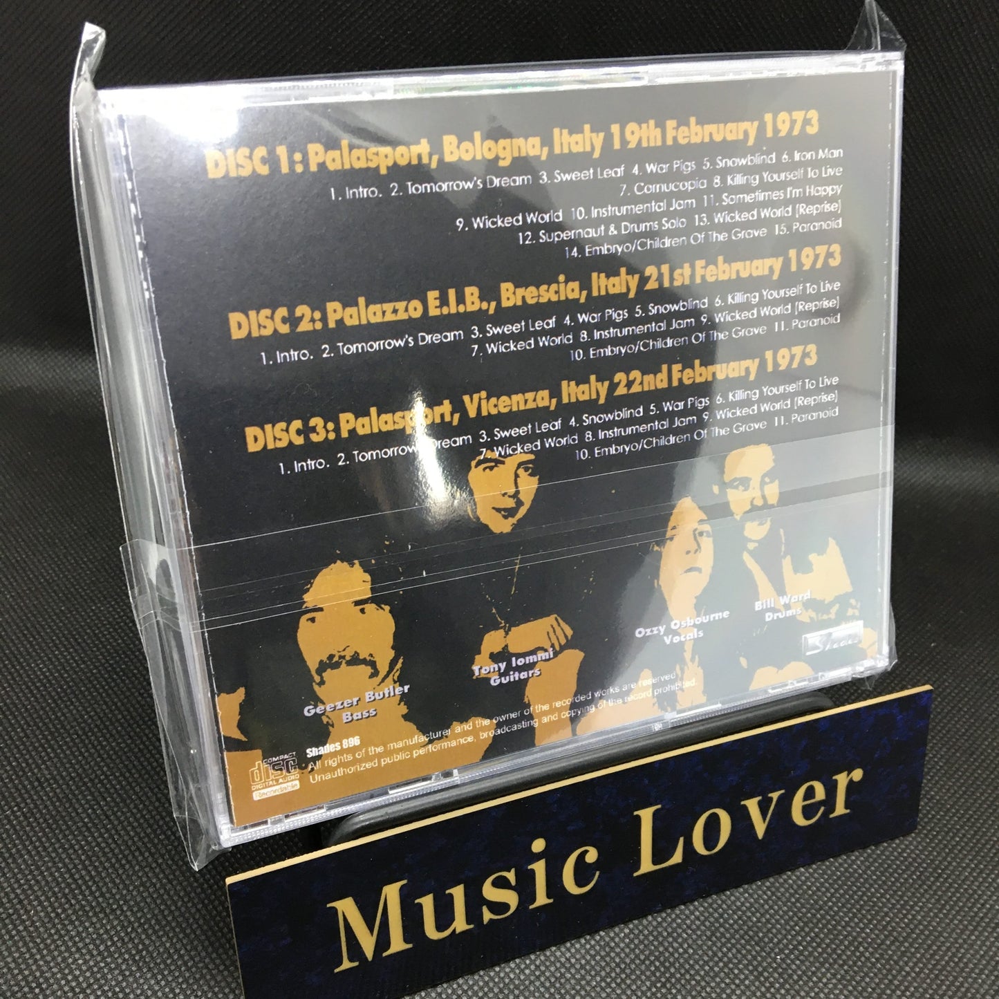 BLACK SABBATH / TRILOGIA ITALIANA '73 (3CDR)