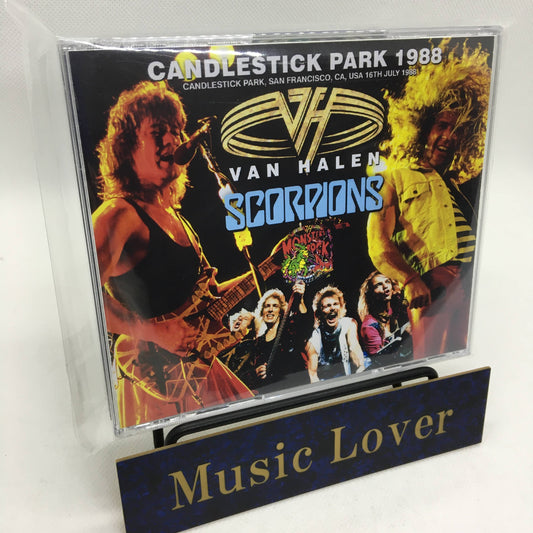 VAN HALEN + SCORPIONS / CANDLESTICK PARK 1988 (3CDR)