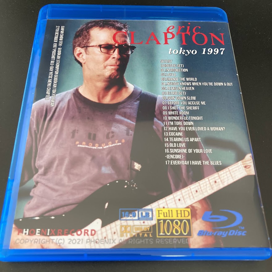 Eric Clapton / Change the World Japan Tour 1997 (1BDR)
