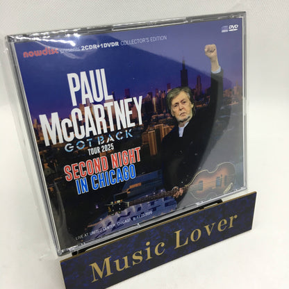 PAUL McCARTNEY / GOT BACK TOUR 2025 SECOND NIGHT IN CHICAGO (2CDR+1DVDR)