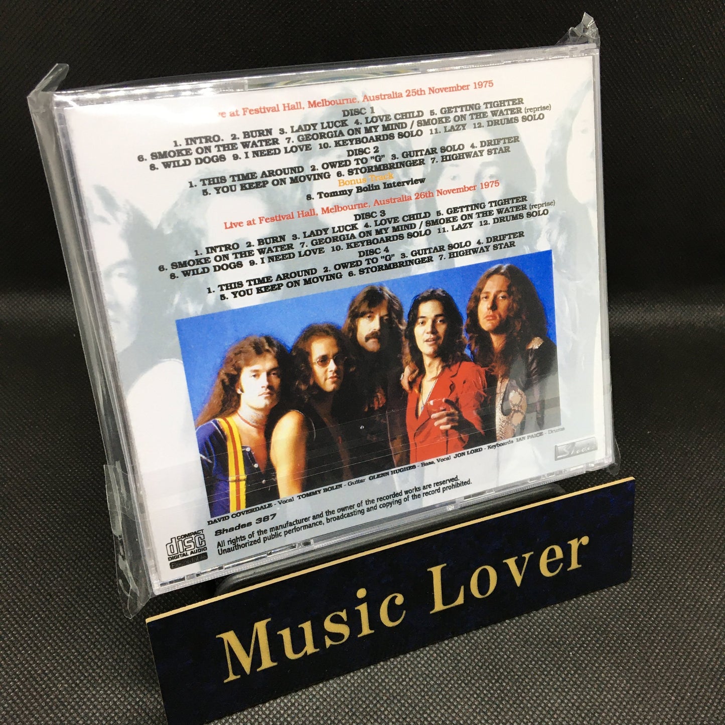 DEEP PURPLE / WILD NIGHTS IN MELBOURNE 1975 (4CDR)