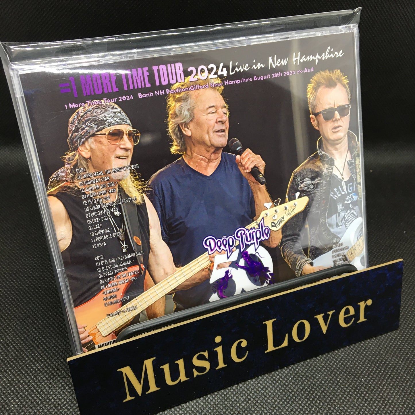 Gira Deep Purple / 1 More Time 2024 (2CDR) Bank NH Pavilion Gilford, Nuevo Hampshire