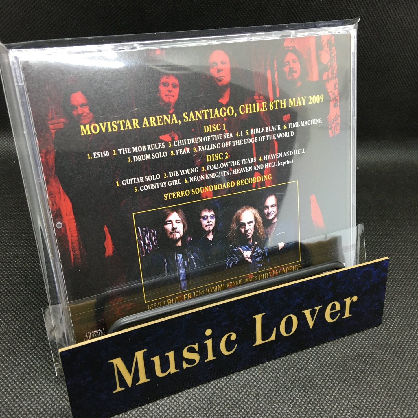 HEAVEN & HELL / SANTIAGO 2009 FM STEREO SOUNDBOARD (2CDR)