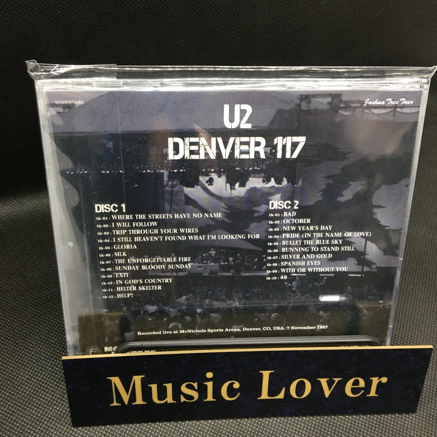 U2 / Denver 117 Joshua Tree Tour 1987 2CD Moonchild Records