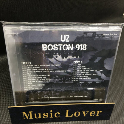 U2 / Boston 918 Joshua Tree Tour 1987 2CD Moonchild Records