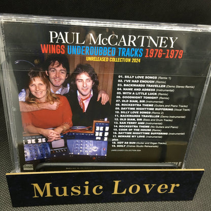 PAUL McCARTNEY / WINGS UNDERDUBBED TRACKS 1976-1979 SOUNDBOARD (1CDR)