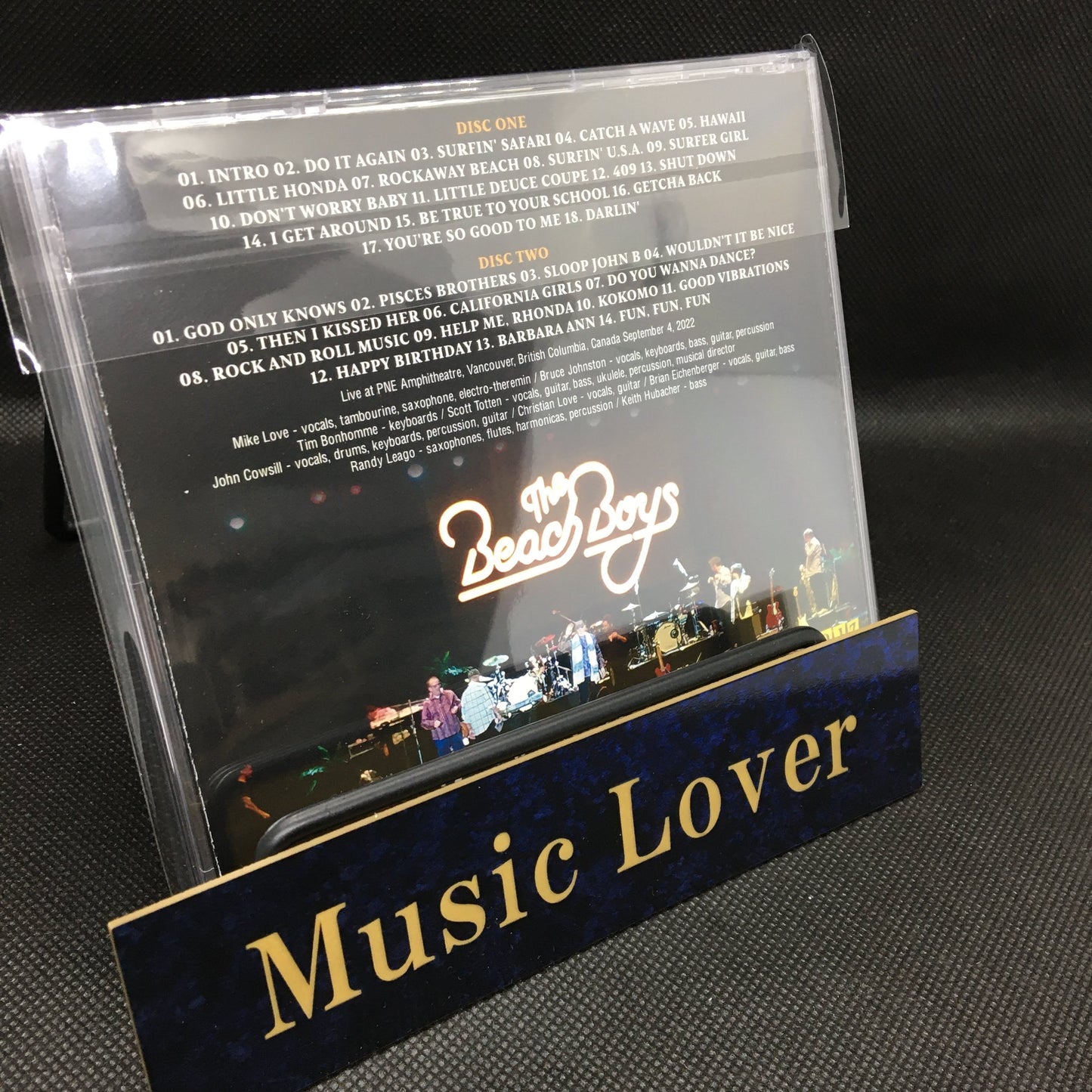 THE BEACH BOYS / SESENTA AÑOS DE SONIDOS DE VERANO VANCOUVER 2022 Soundboard (2CDR)