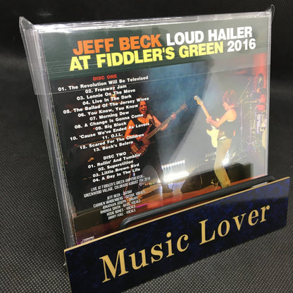 JEFF BECK / LOUD HAILER AT FIDDLER'S GREEN 2016 (2CDR)