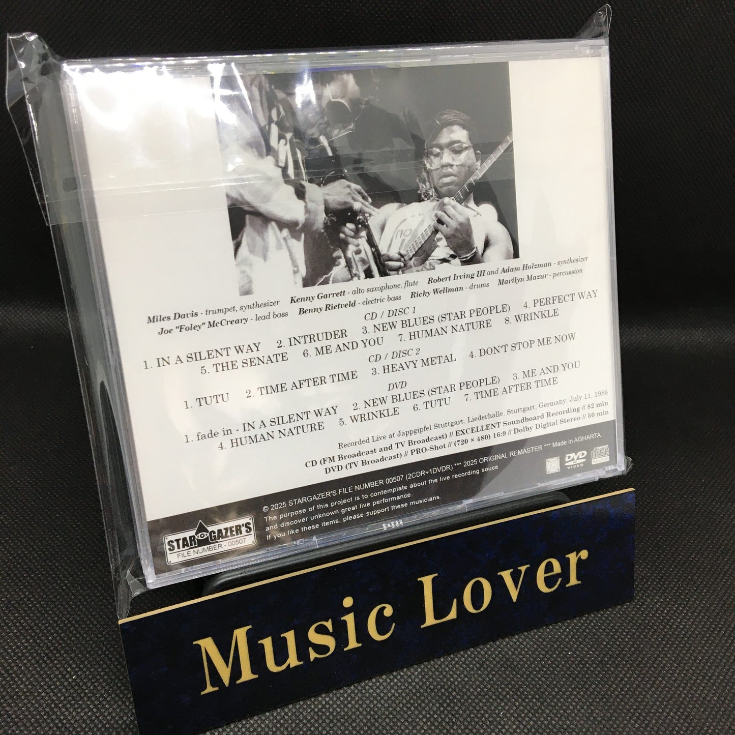 MILES DAVIS / JAZZGIPFEL STUTTGART 1988 2025 UPGRADE VERSION (2CDR+1DVDR)