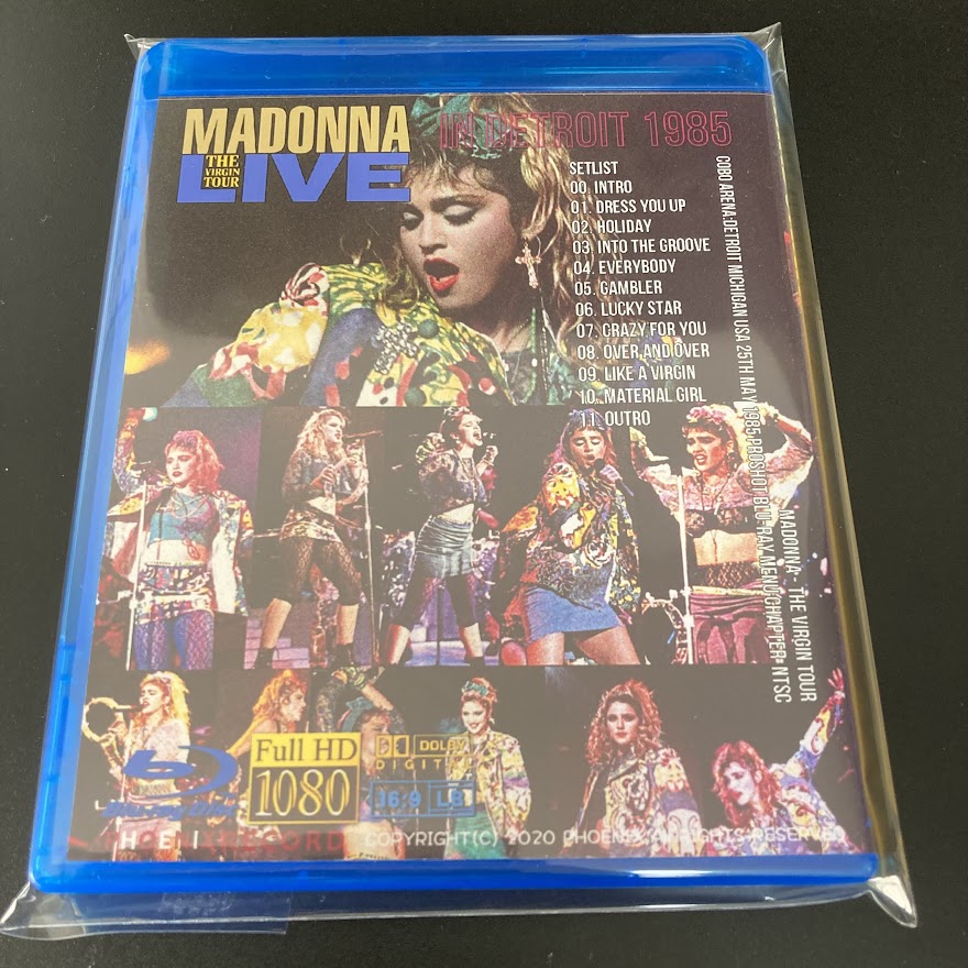 Madonna / The Virgin Tour In Detroit 1985 Pro-shot (1BDR)