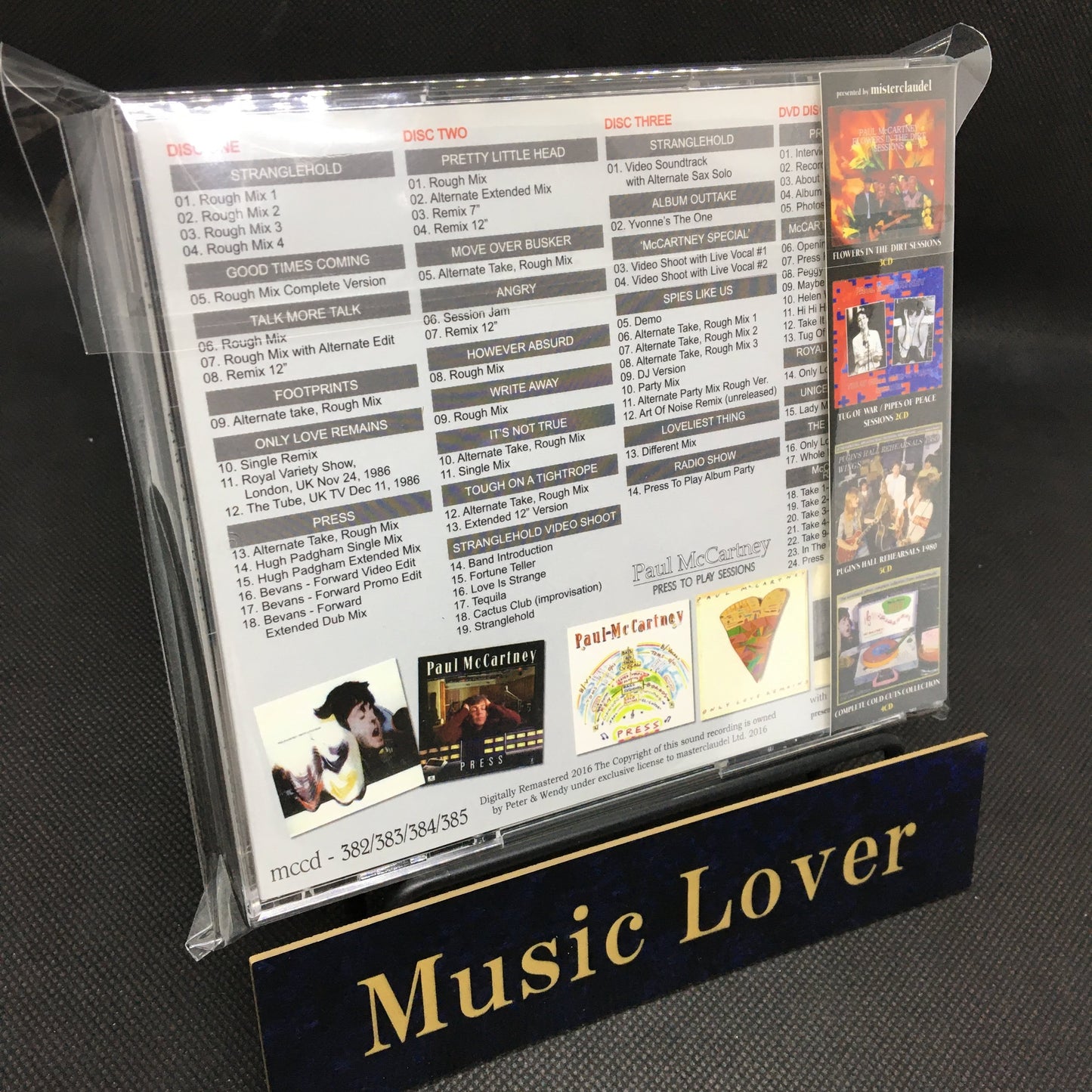 PAUL McCARTNEY / PRESS TO PLAY SESSIONS 【3CD+DVD】