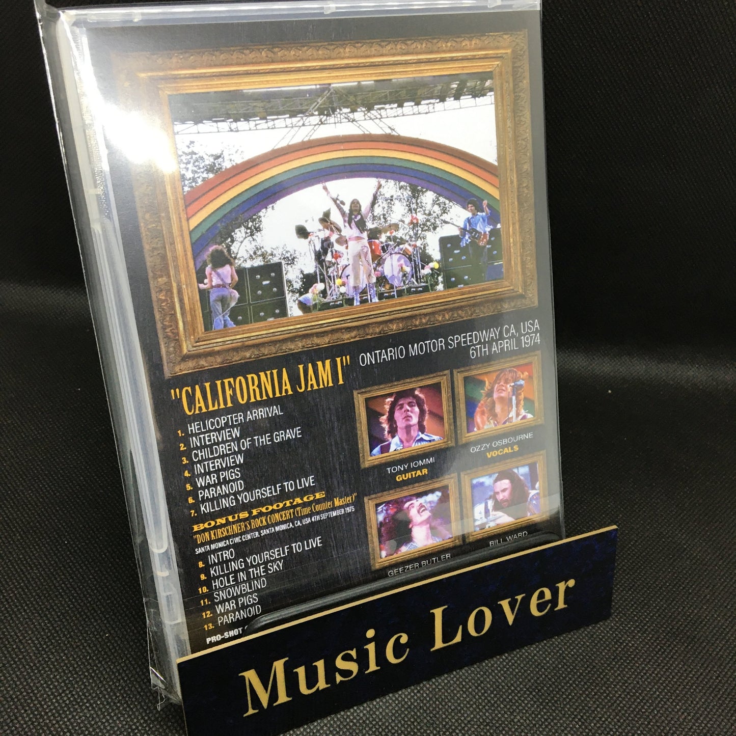 BLACK SABBATH / DEFINITIVE CALIFORNIA JAM 1974 ABC BROADCAST MASTER PRO SHOT (1DVDR)