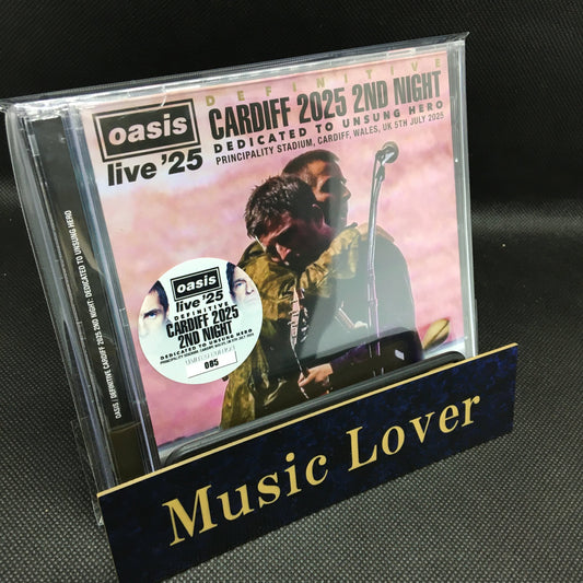 OASIS / DEFINITIVE CARDIFF 2025 2ND NIGHT DEDICATED TO UNSUNG HERO (2CD)
