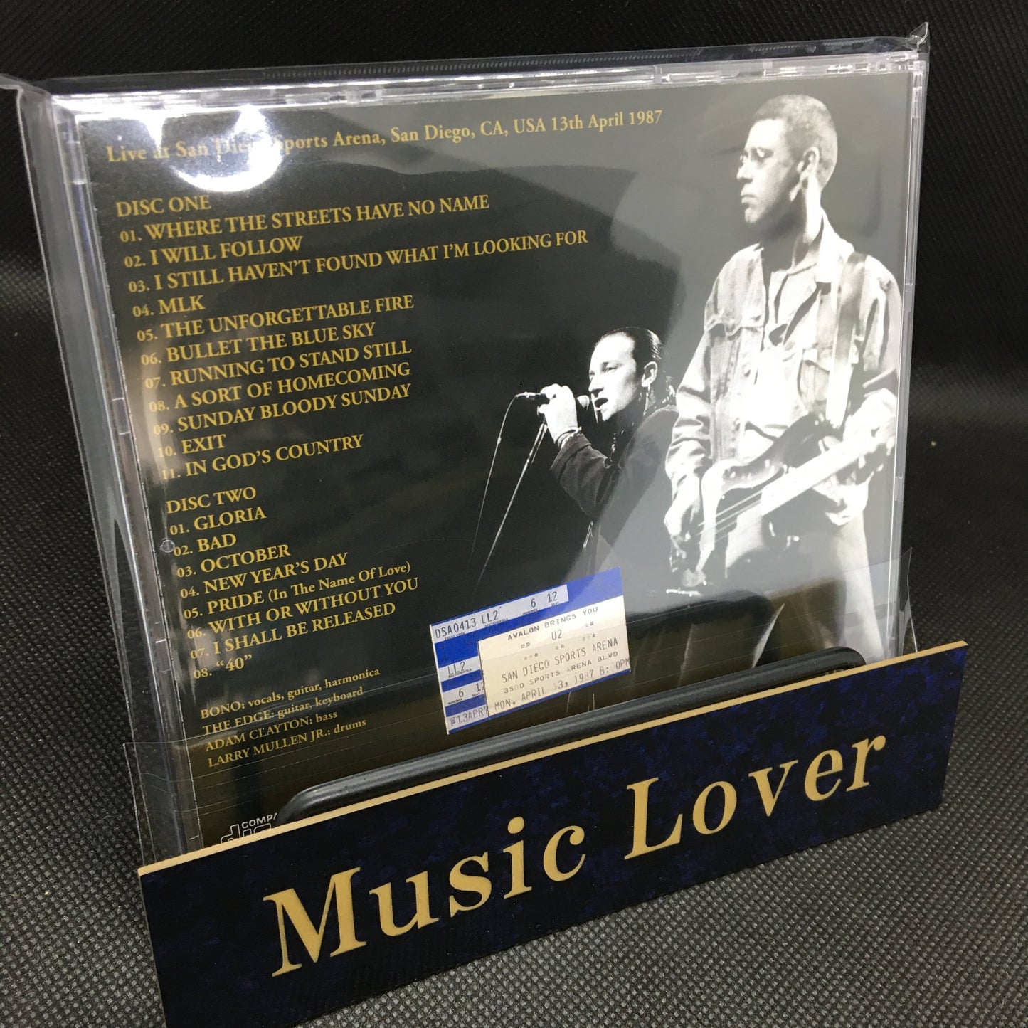 U2 / SAN DIEGO 1987 1ST NIGHT MASTER TAPES (2CD)