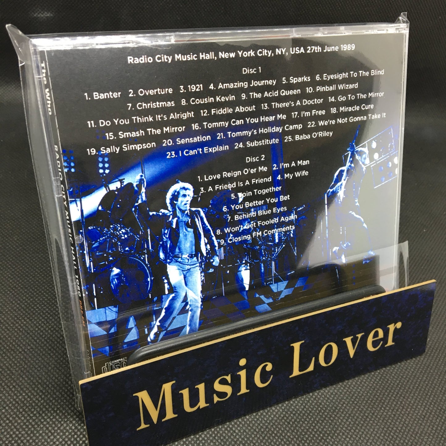 THE WHO / RADIO CITY MUSIC HALL 1989 PRE-FM STEREO SOUNDBOARD (2CDR)