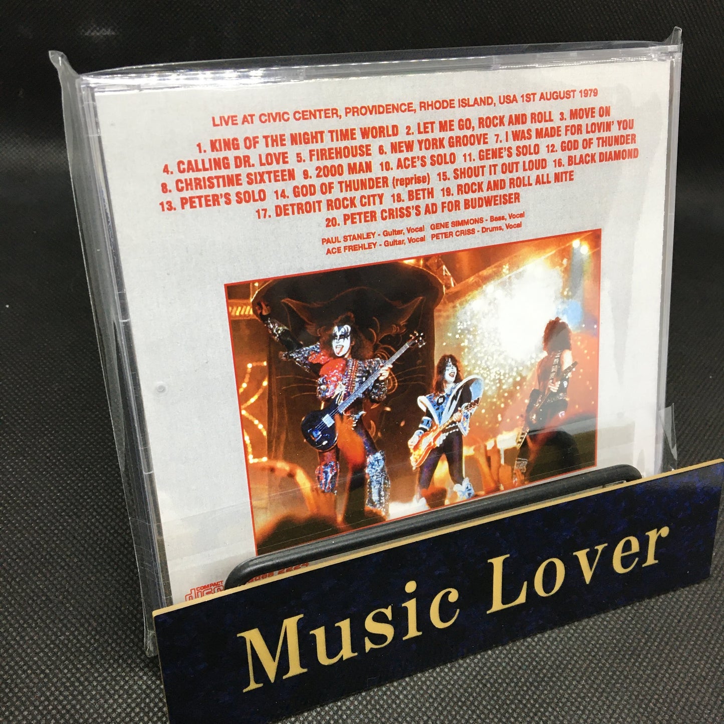 KISS / PROVIDENCE 1979 CASSETTE MASTER (1CDR)