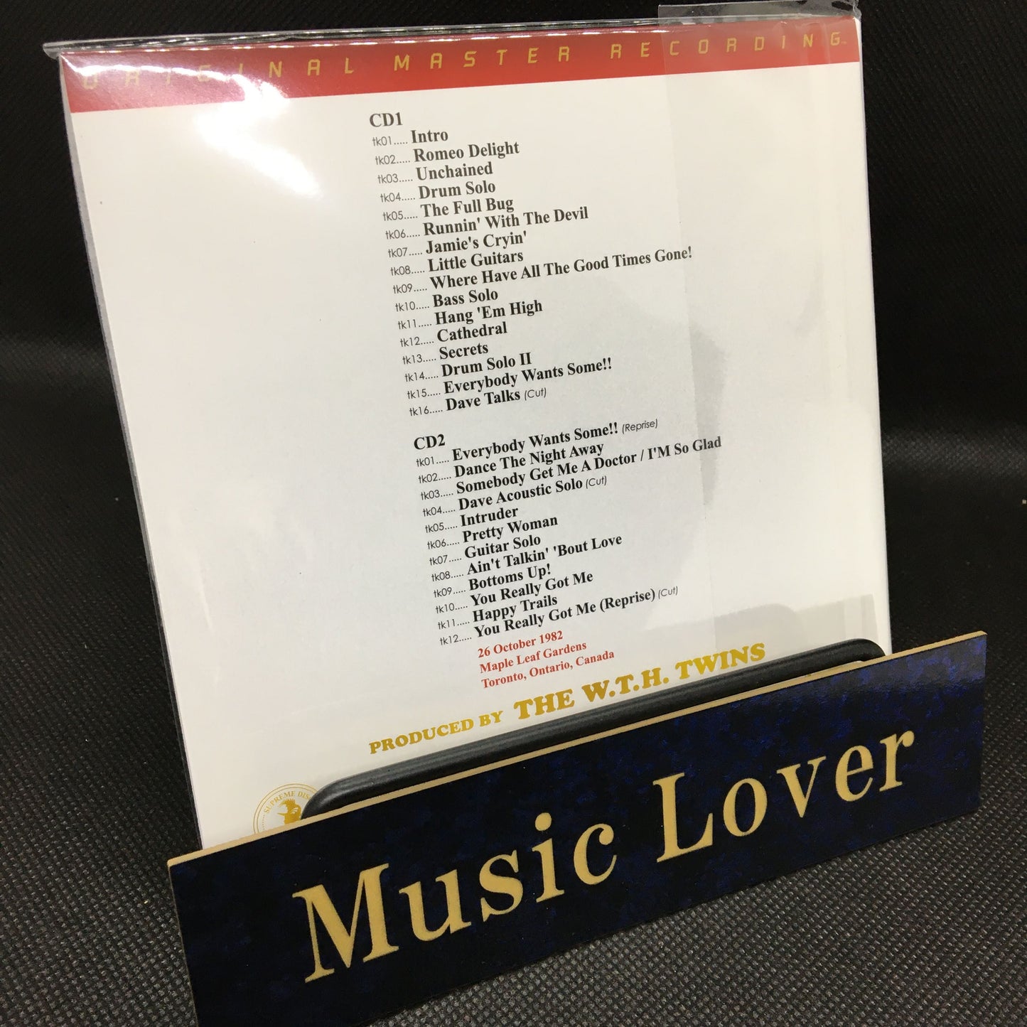 VAN HALEN / TORONTO NIGHT (2 CD) Empress Valley