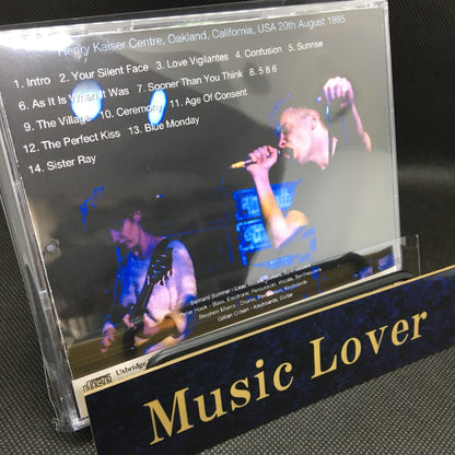 NEW ORDER / OAKLAND 1985 STEREO SOUNDBOARD (1CDR)