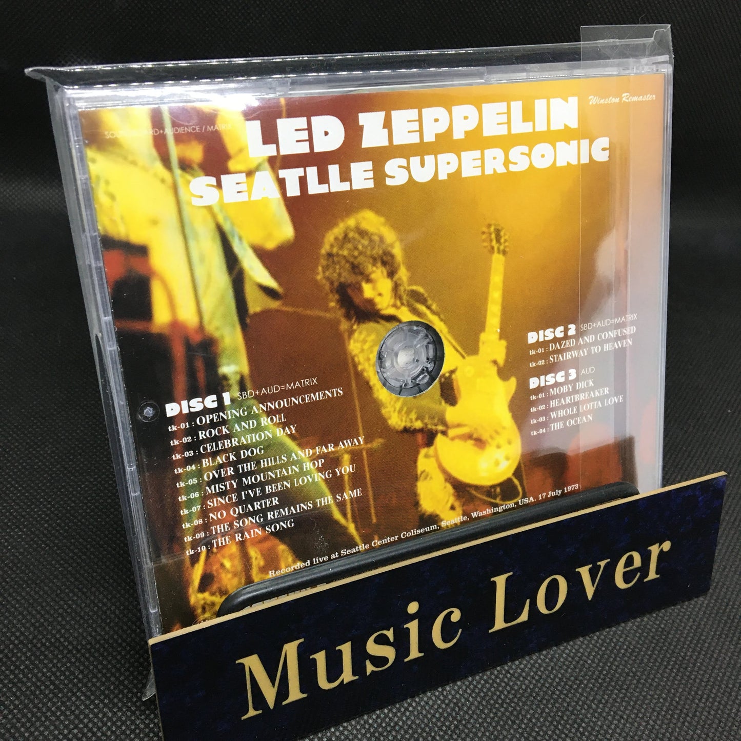 Led Zeppelin / Seattle Supersonic 1973 Winston Remasters 3CD Moonchild