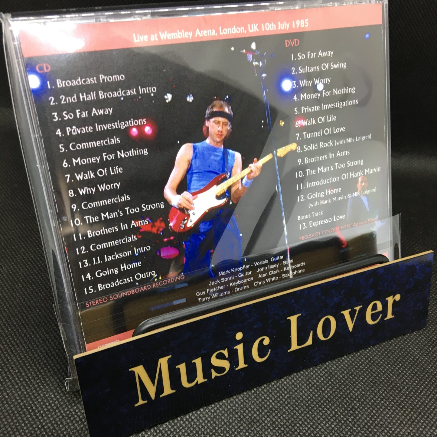 DIRE STRAITS / WEMBLEY ARENA 1985 STEREO SOUNDBOARD (1CDR+1DVDR)