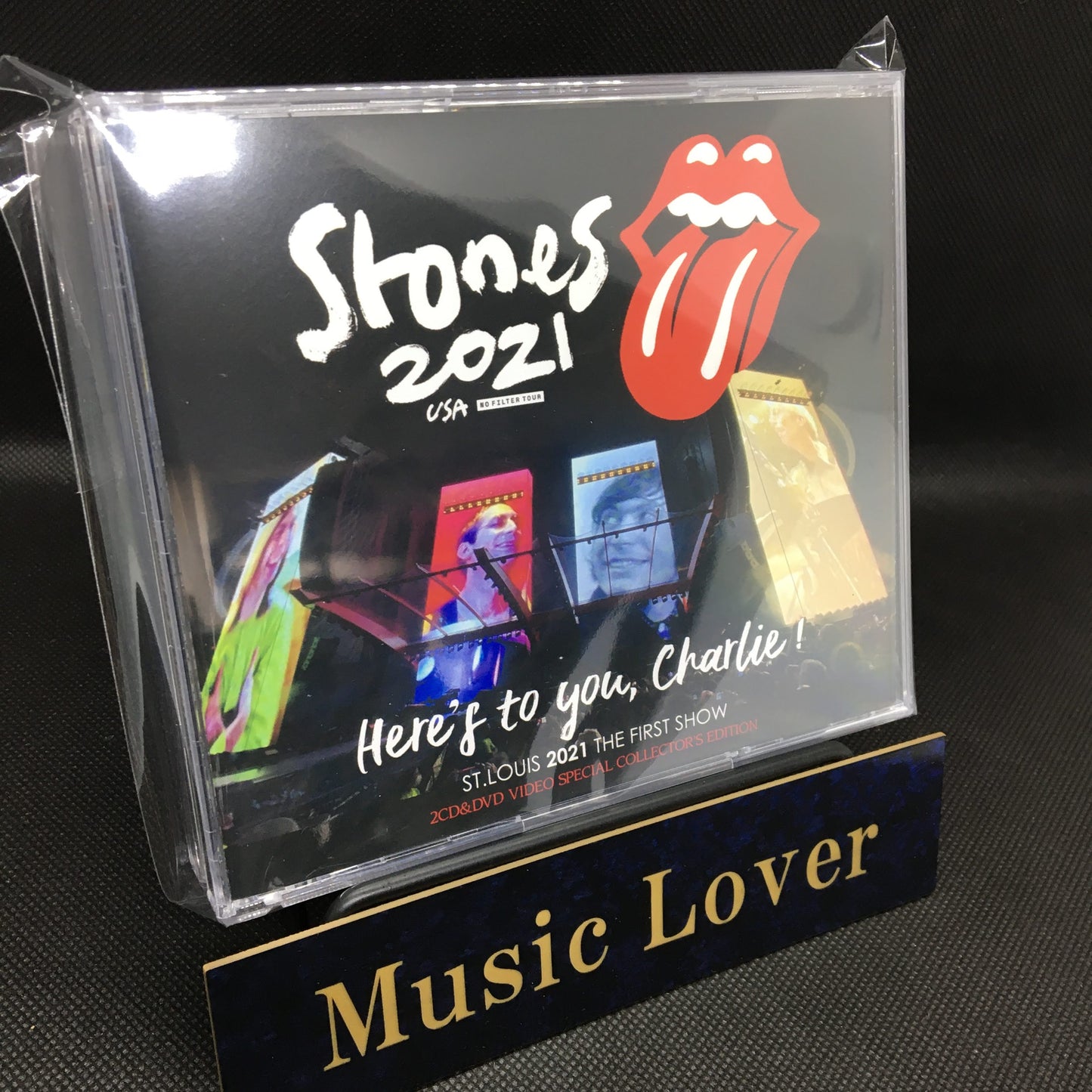 The THE Rolling Stones / Here's to You, Charlie No Filter Tour USA St. Louis 2021 First Show (2CD+1DVD)