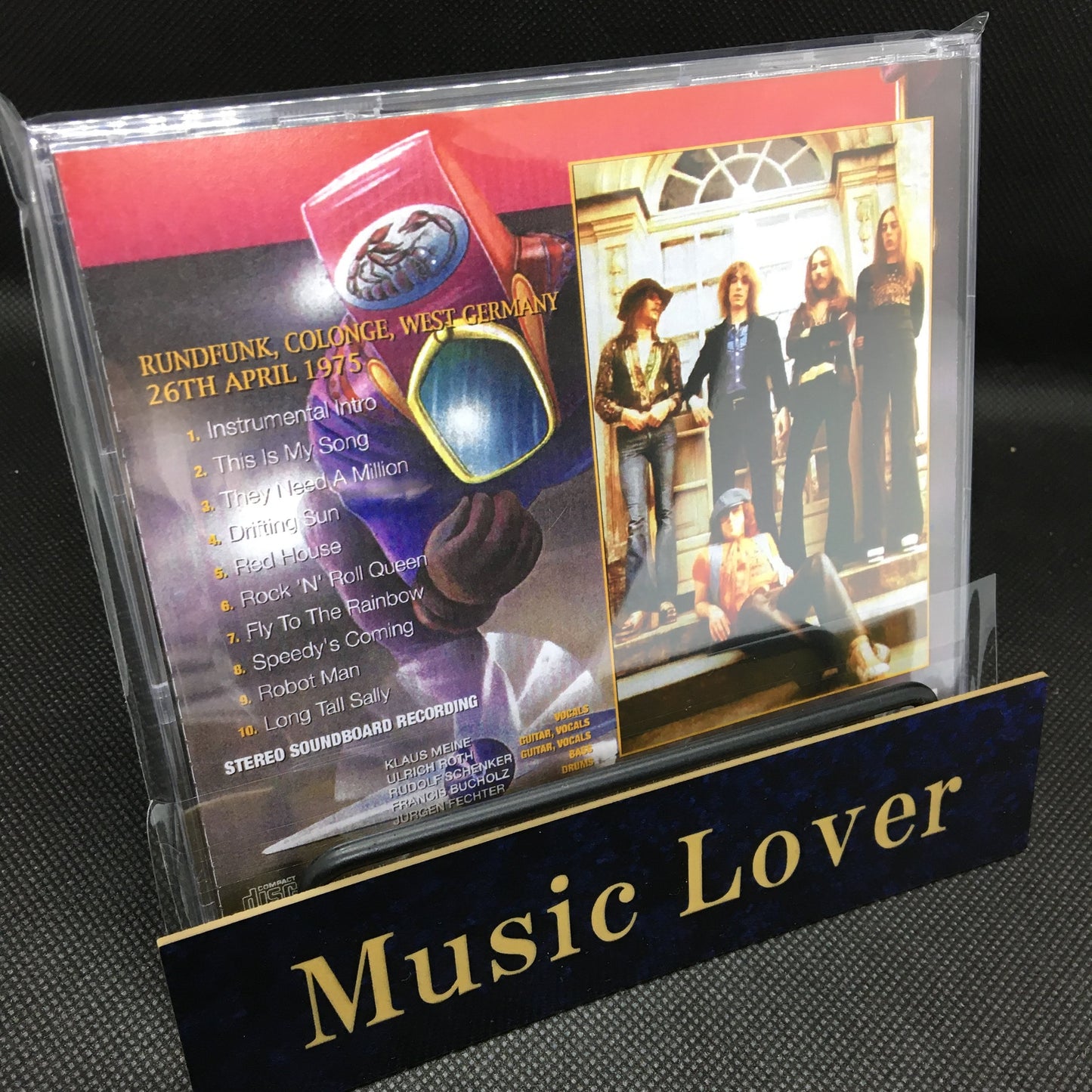 SCORPIONS / KOLN 1975 CAJA DE SONIDO ESTÉREO (1 CDR)