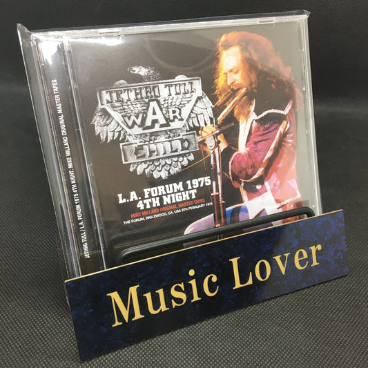 JETHRO TULL / L.A. FORUM 1975 4TH NIGHT MIKE MILLARD ORIGINAL MASTER TAPES (2CDR)