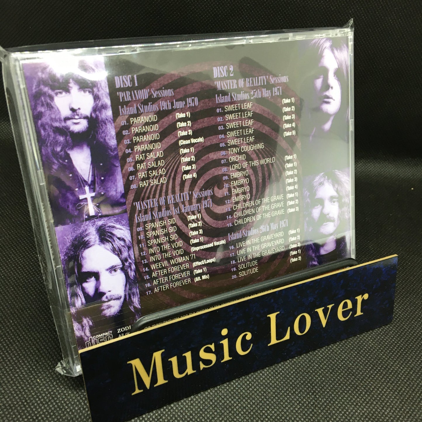 BLACK SABBATH / STUDIO OUTTAKES 1970/1971 STEREO SOUNDBOARD (2CD)