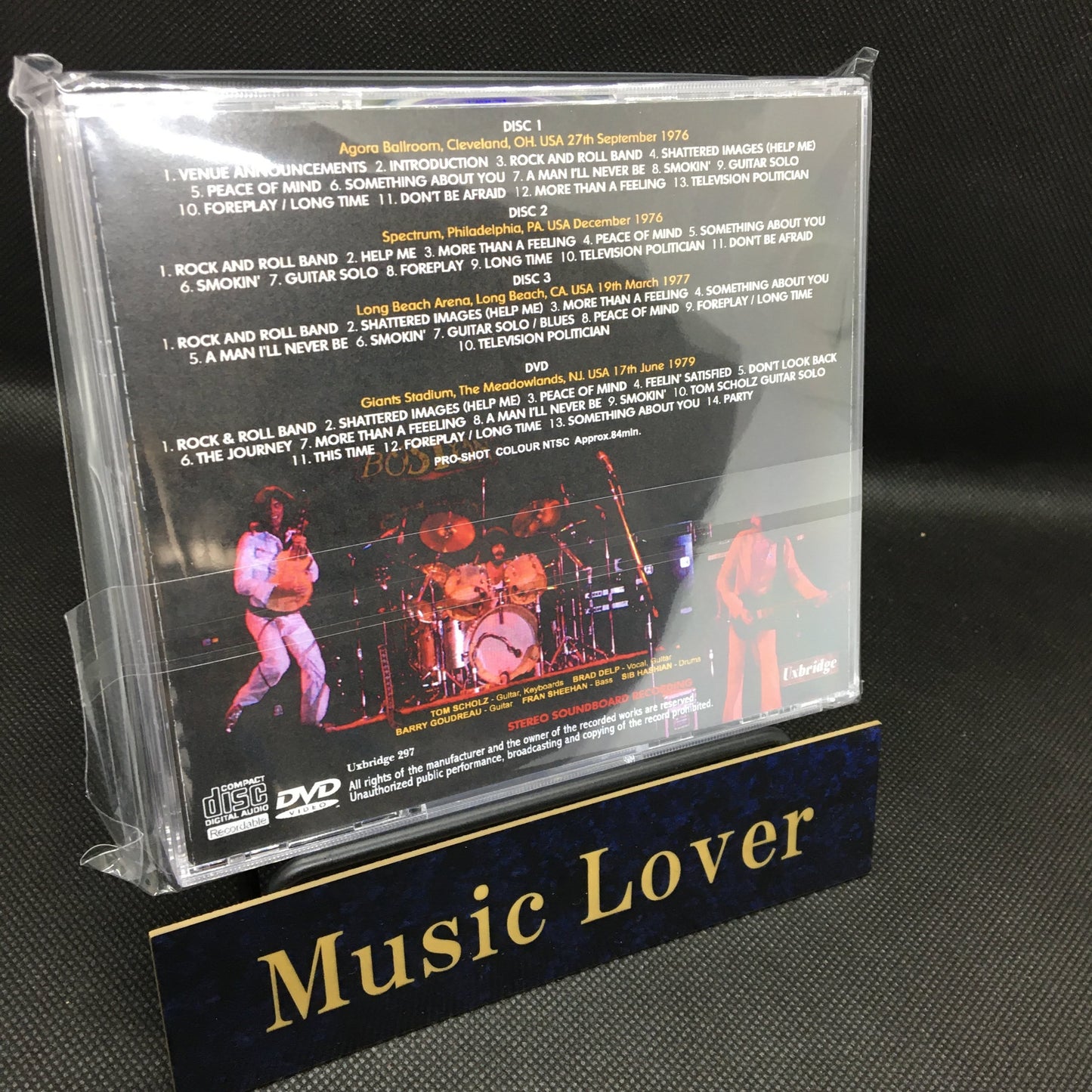 BOSTON / MOTHERSHIP STEREO SOUNDBOARD (3CDR+1DVDR)