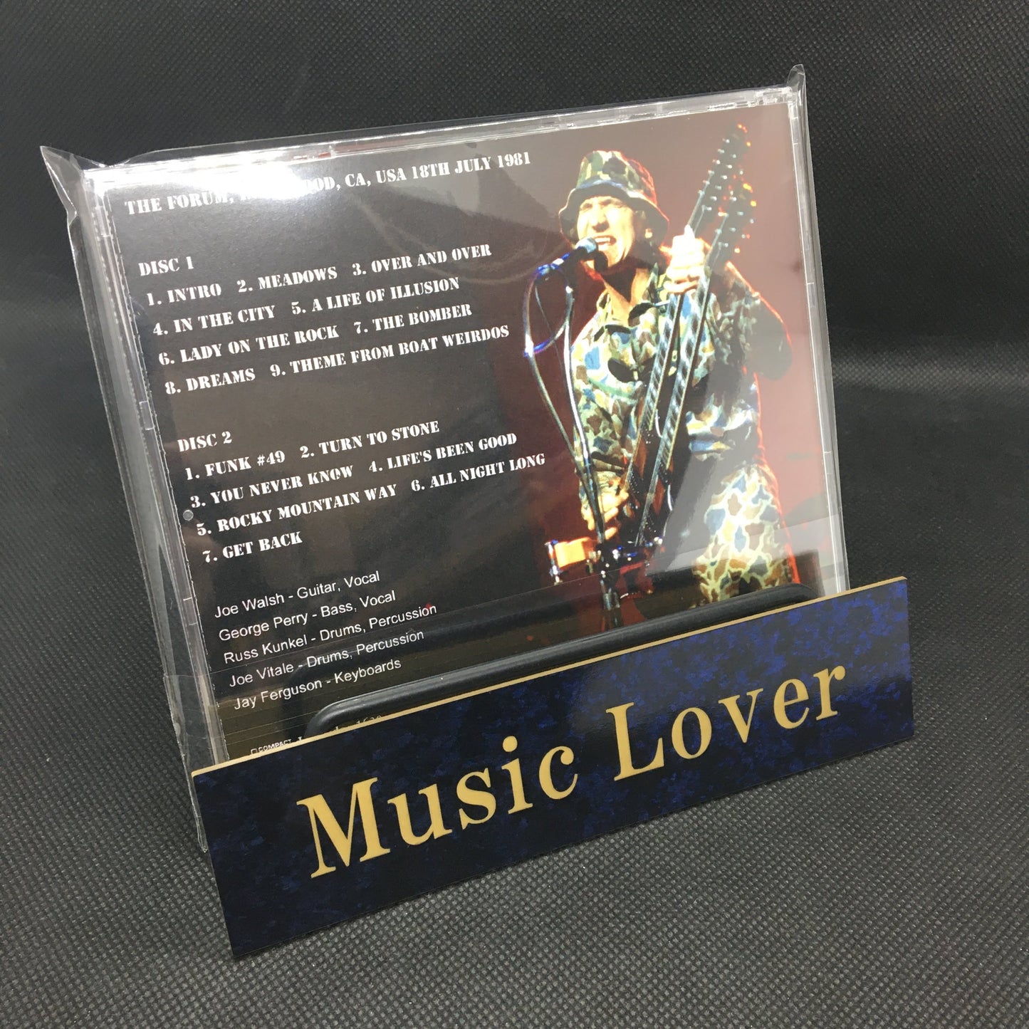 JOE WALSH / LA FORUM 1981 MIKE MILLARD NASTRI DI PRIMA GENERAZIONE (2CDR)