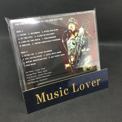 JOE WALSH / LA FORUM 1981 MIKE MILLARD NASTRI DI PRIMA GENERAZIONE (2CDR)