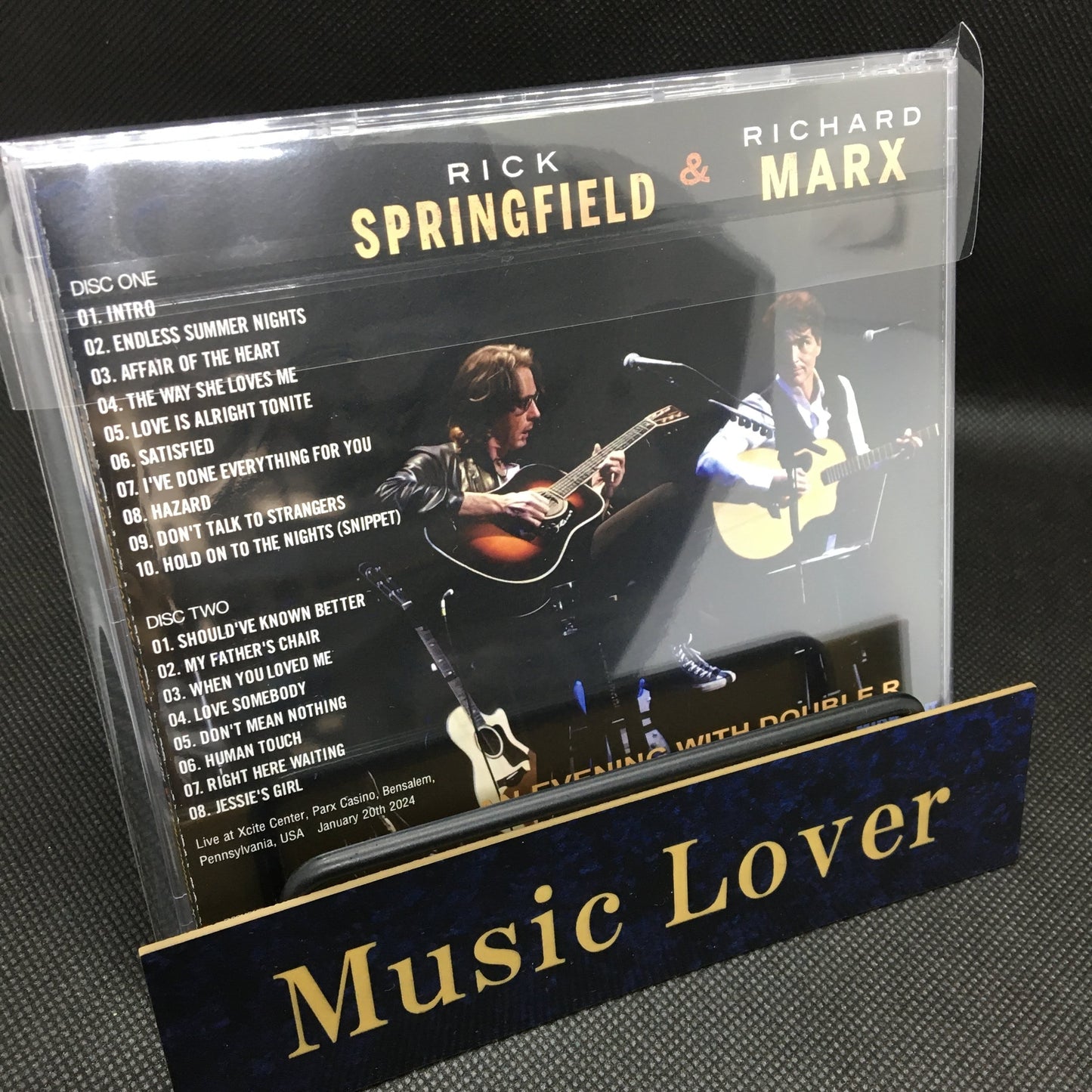RICK SPRINGFIELD & RICHARD MARX / AN EVENING WITH DOUBLE R (2CDR)